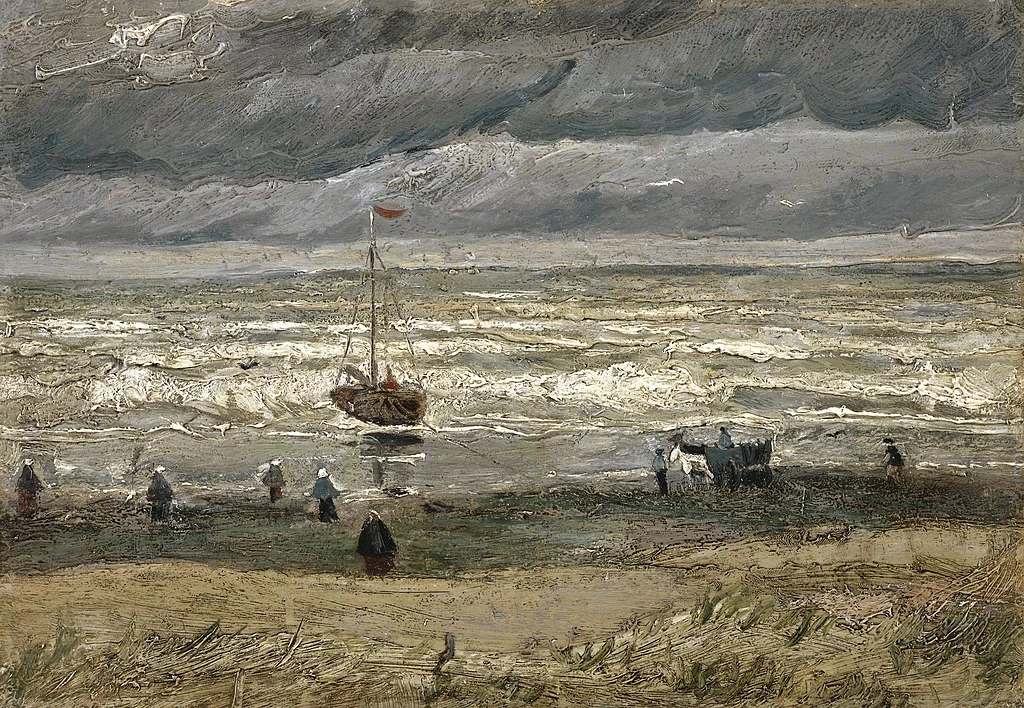  29-Vincent van Gogh-Vista sul mare a Scheveningen, 1882 - Museo van Gogh 